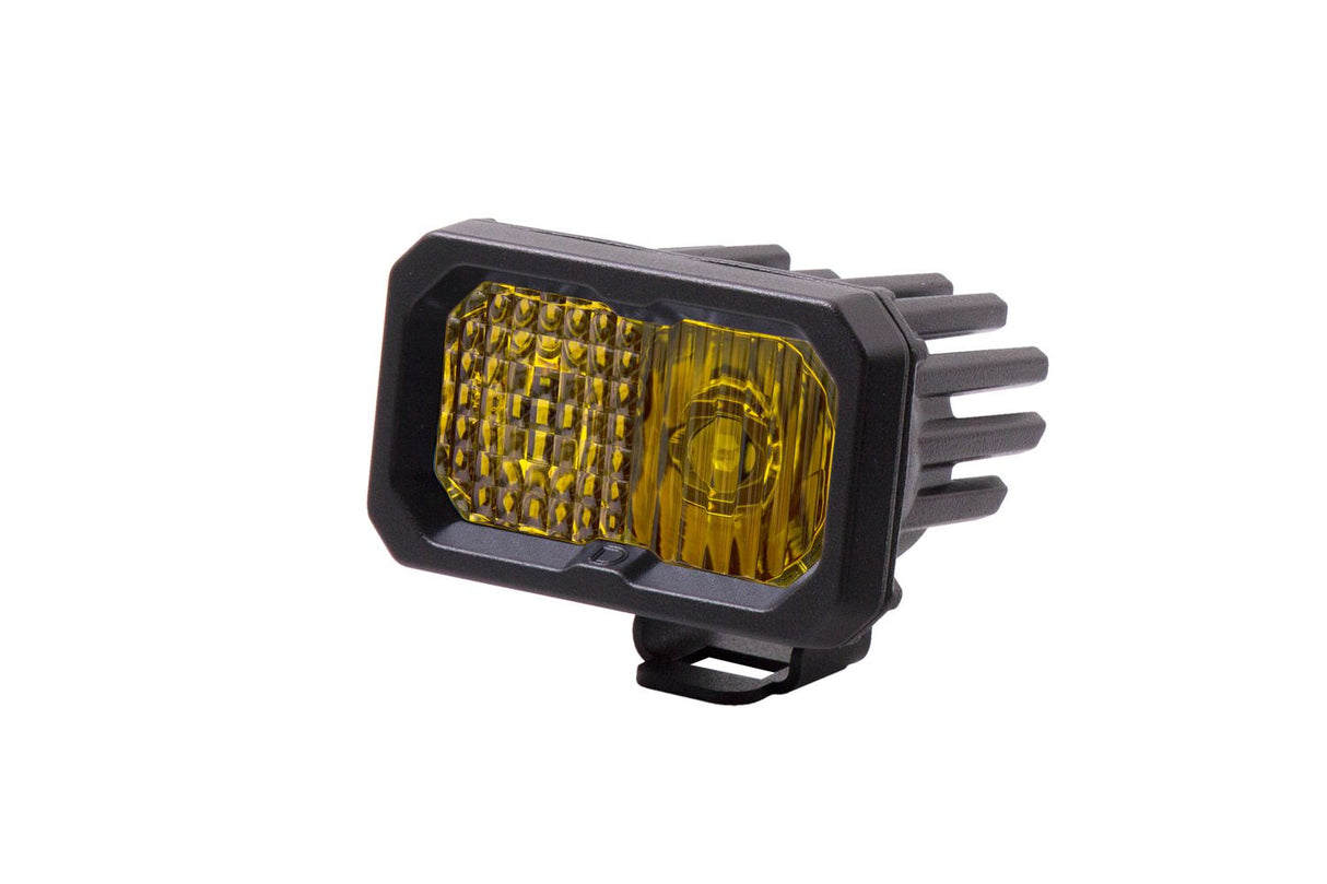 C2 1.0 SAE Yellow Sport Standard LED Pod (one)