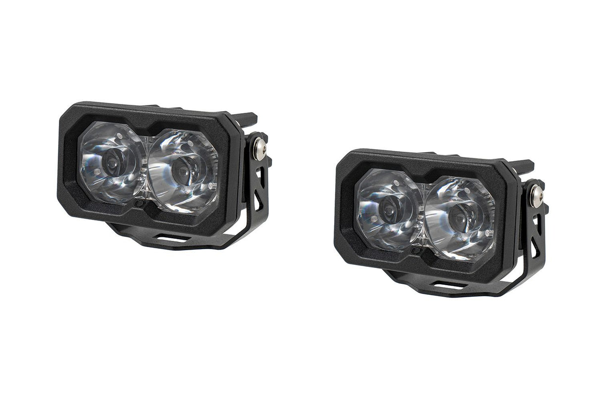 C2 2.0 SAE/DOT White Max Standard LED Pod (pair)