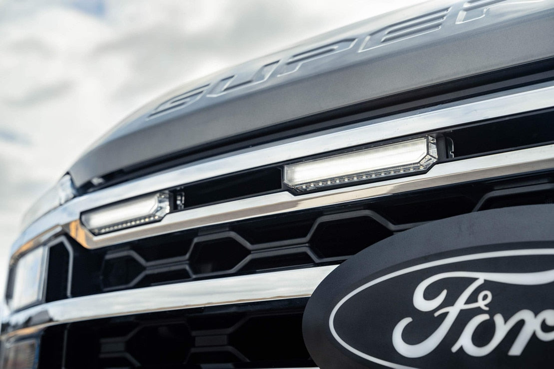 2023+ Ford Super Duty XBG LED DRL Grille (Chrome)