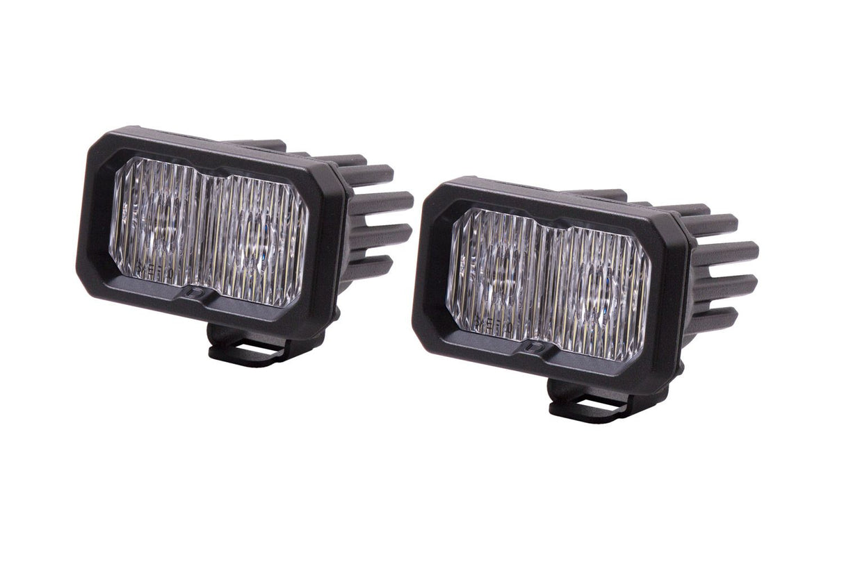 C2 1.0 SAE/DOT White Pro Standard LED Pod (pair)