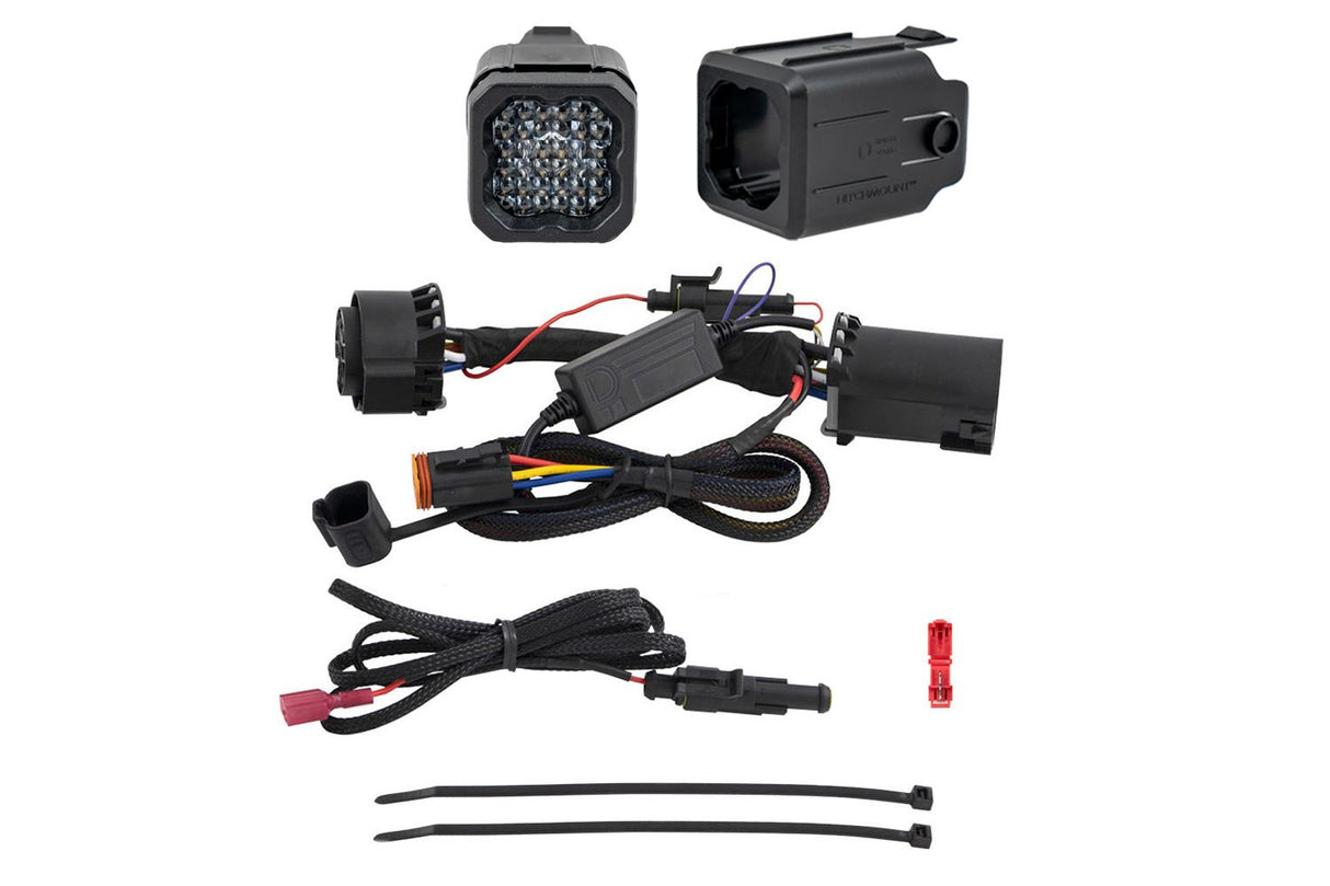 HitchMount LED Pod Reverse Kit for 2018-2025 Jeep Wrangler