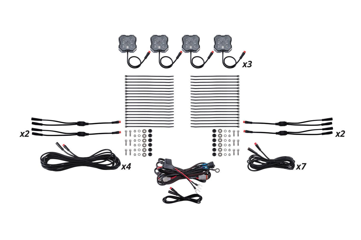 Stage Series RGBW LED Rock Light Kit (12-pack)