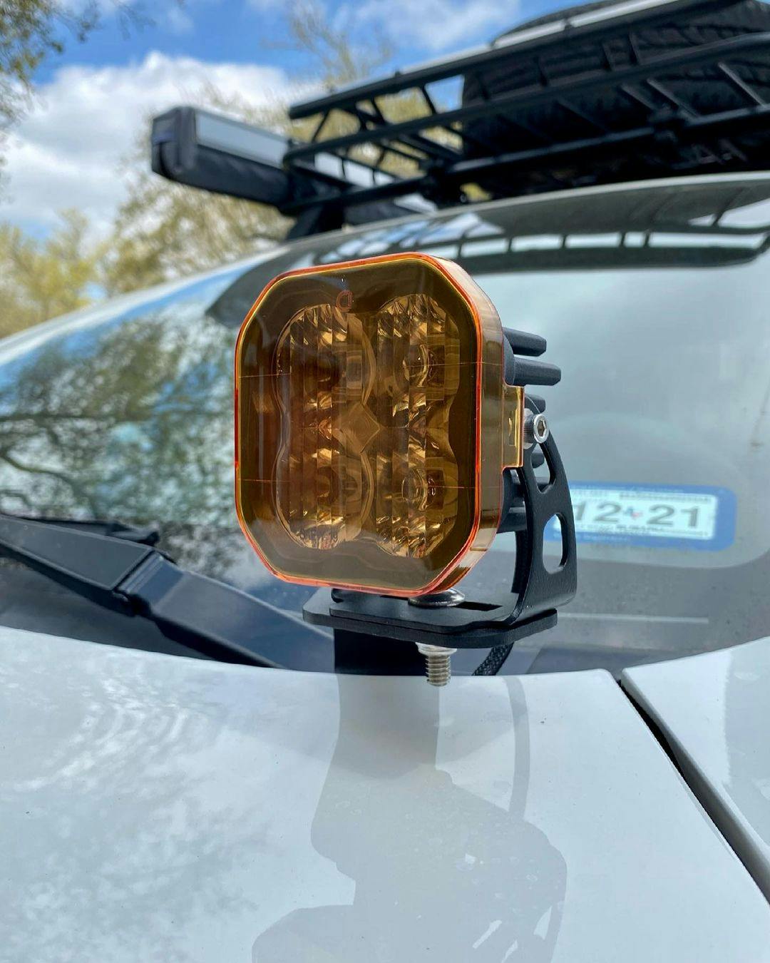 SS3 LED Pod Cover, Yellow (one)