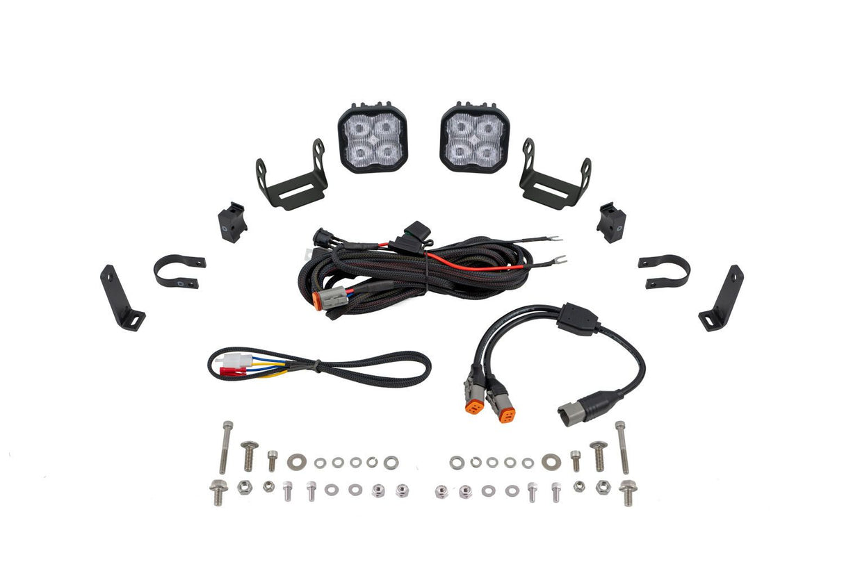 SS3 Bumper LED Pod Light Kit for 2020-2023 Polaris RZR Pro