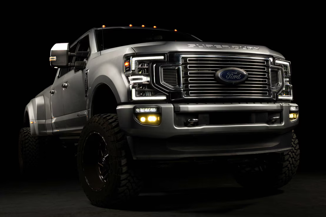 4Banger Led Fog Lights: Ford Superduty OE LED (20-22) BRACKETS
