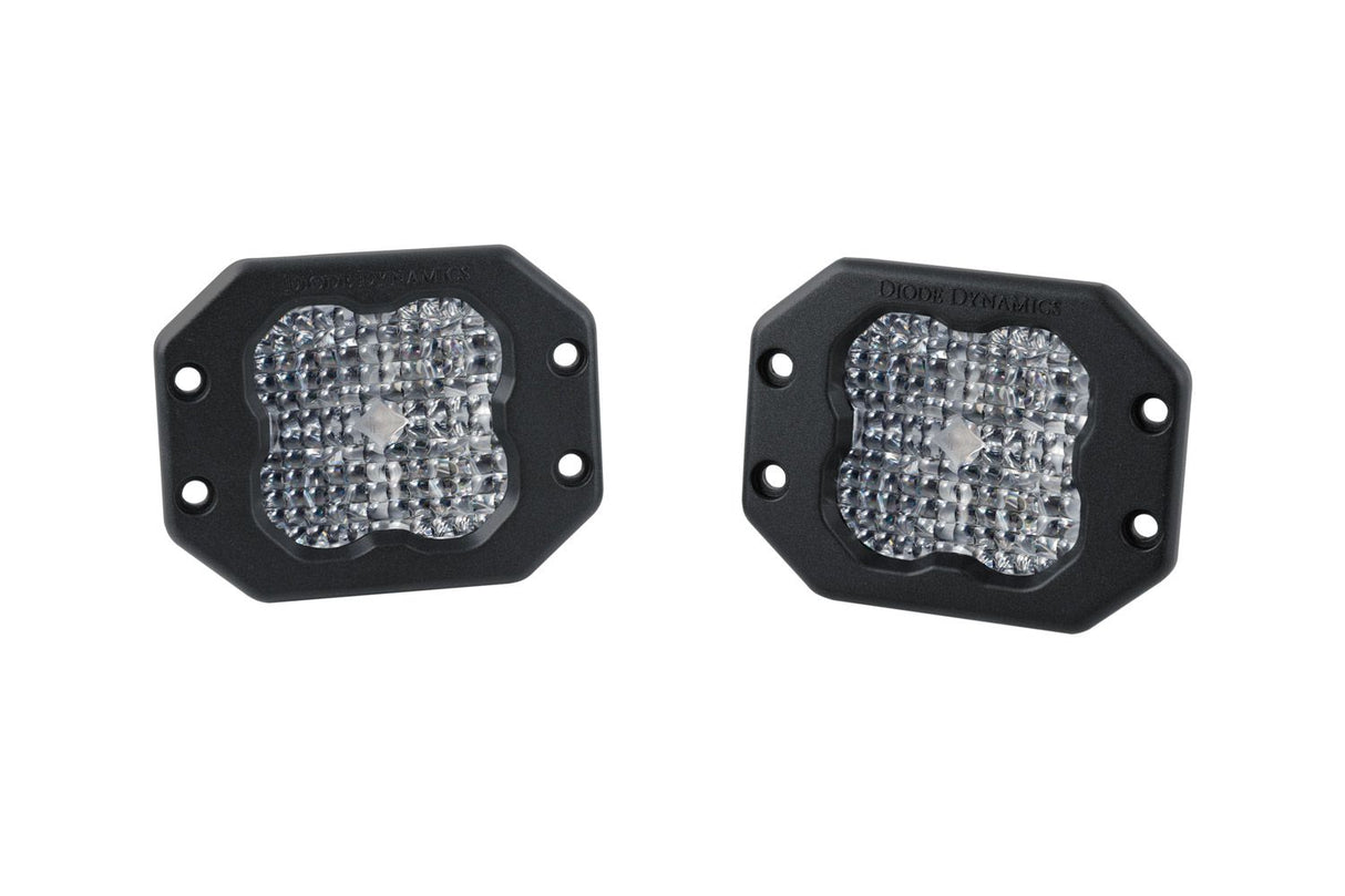 SS3 SAE/DOT White Pro Flush Mount LED Pod (pair)