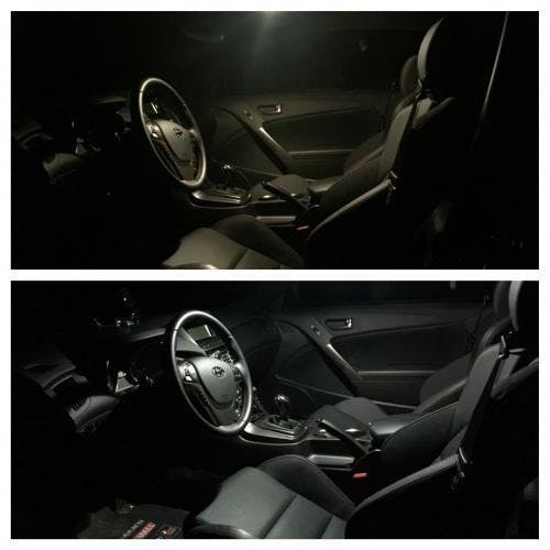Interior LED Conversion Kit for 2010-2016 Hyundai Genesis Coupe