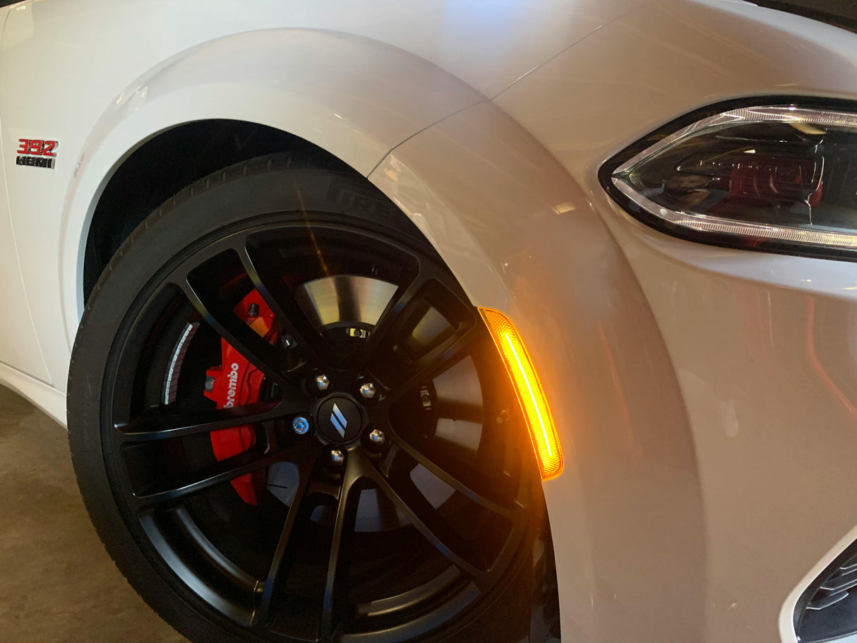 Feux de position latéraux à LED pour Dodge Charger 2015-2023 (ensemble)