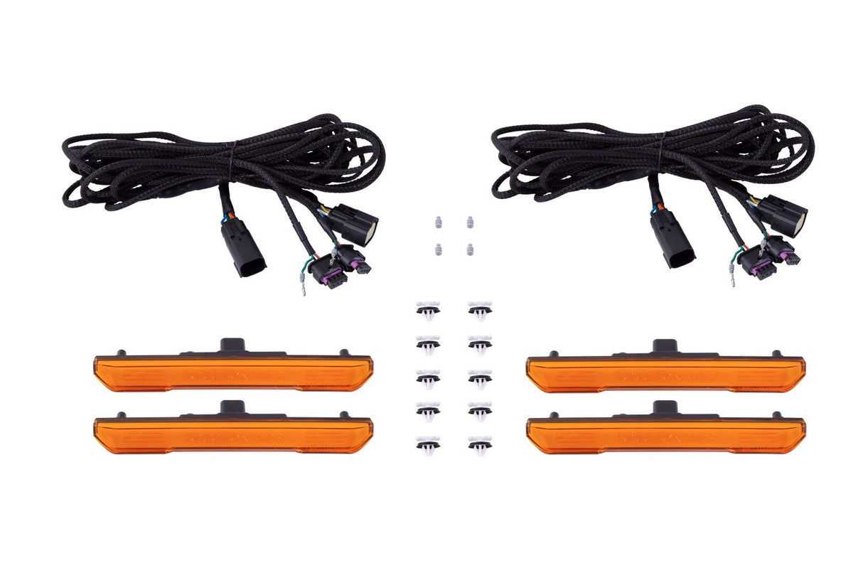 Feux de position latéraux à LED pour GMC Sierra HD 2500/3500 2020-2023 (ensemble)