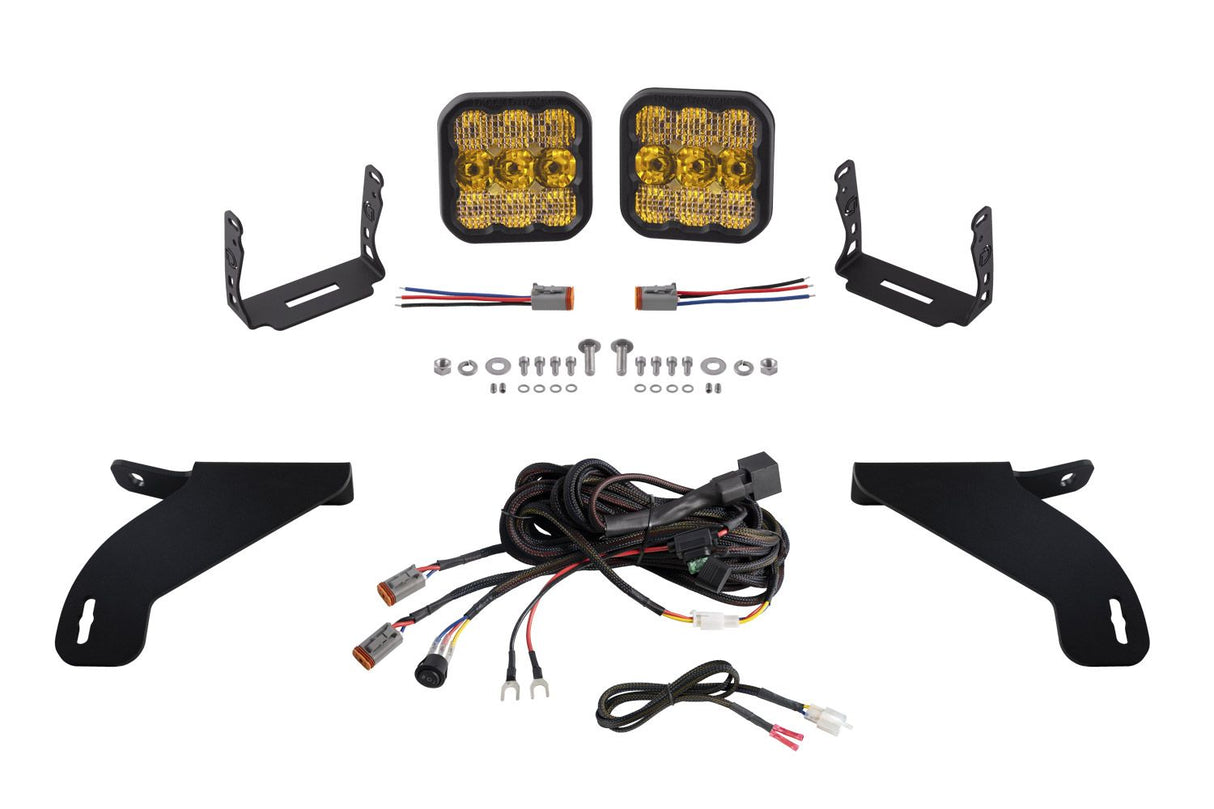 SS5 Bumper LED Pod Light Kit for 2021-2023 Ford F-150