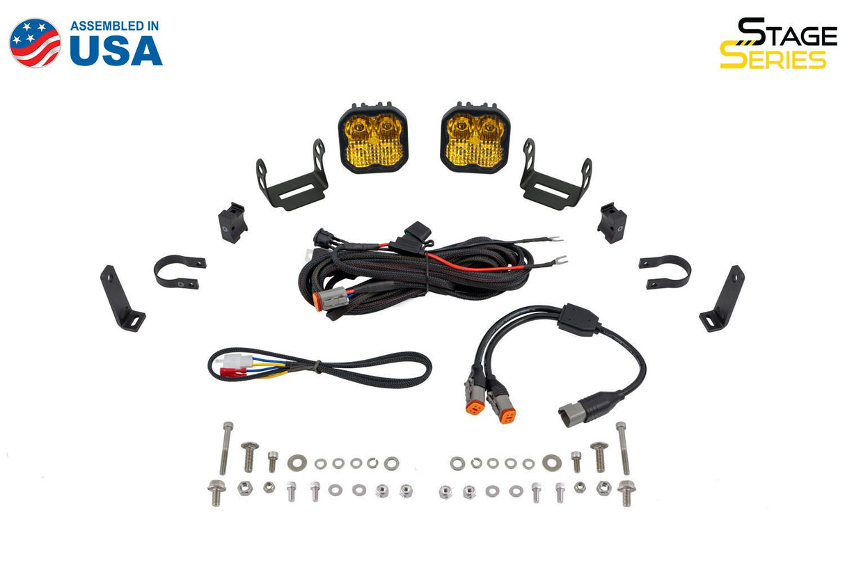 SS3 Bumper LED Pod Light Kit for 2020-2023 Polaris RZR Pro