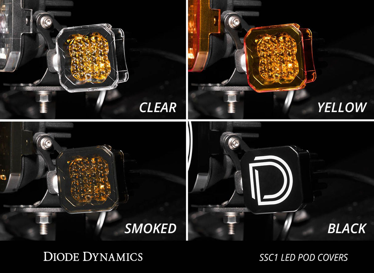 SSC1 LED Pod Cover, Smoked (one)