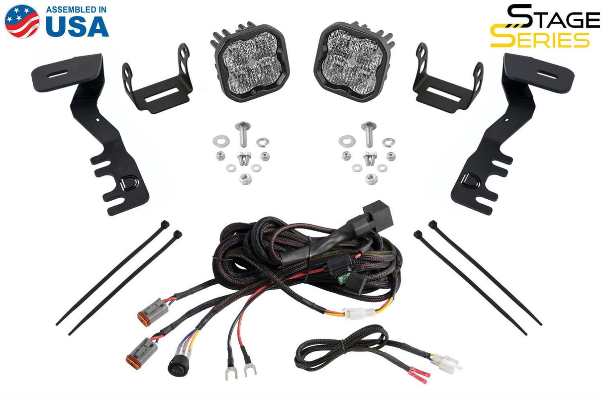 Kit d'éclairage de fossé à LED de la série Stage pour Toyota Tacoma 2016-2023