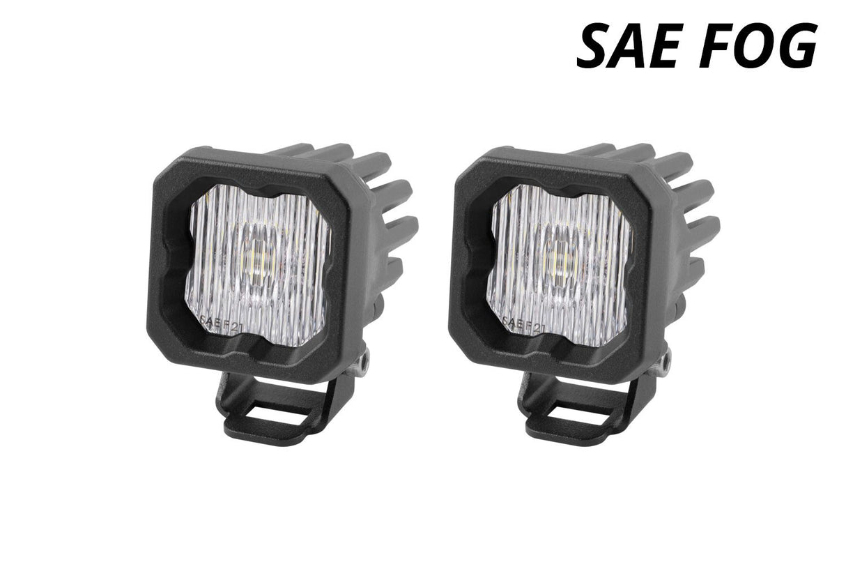 SSC1 White SAE Fog Standard LED Pod (pair)
