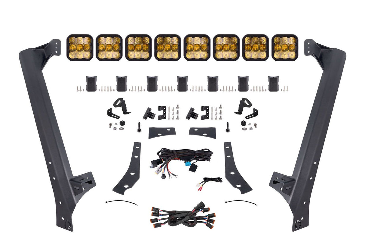 Kit de barre lumineuse LED pour pare-chocs Jeep Jl 2018-2022 Wrangler