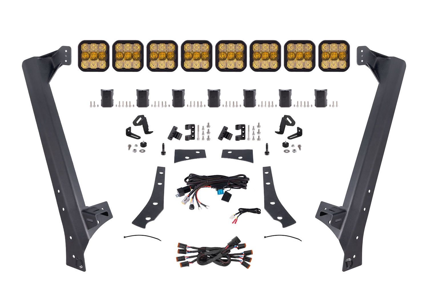 Kit de barre lumineuse LED pour pare-chocs Jeep Jl 2018-2022 Wrangler