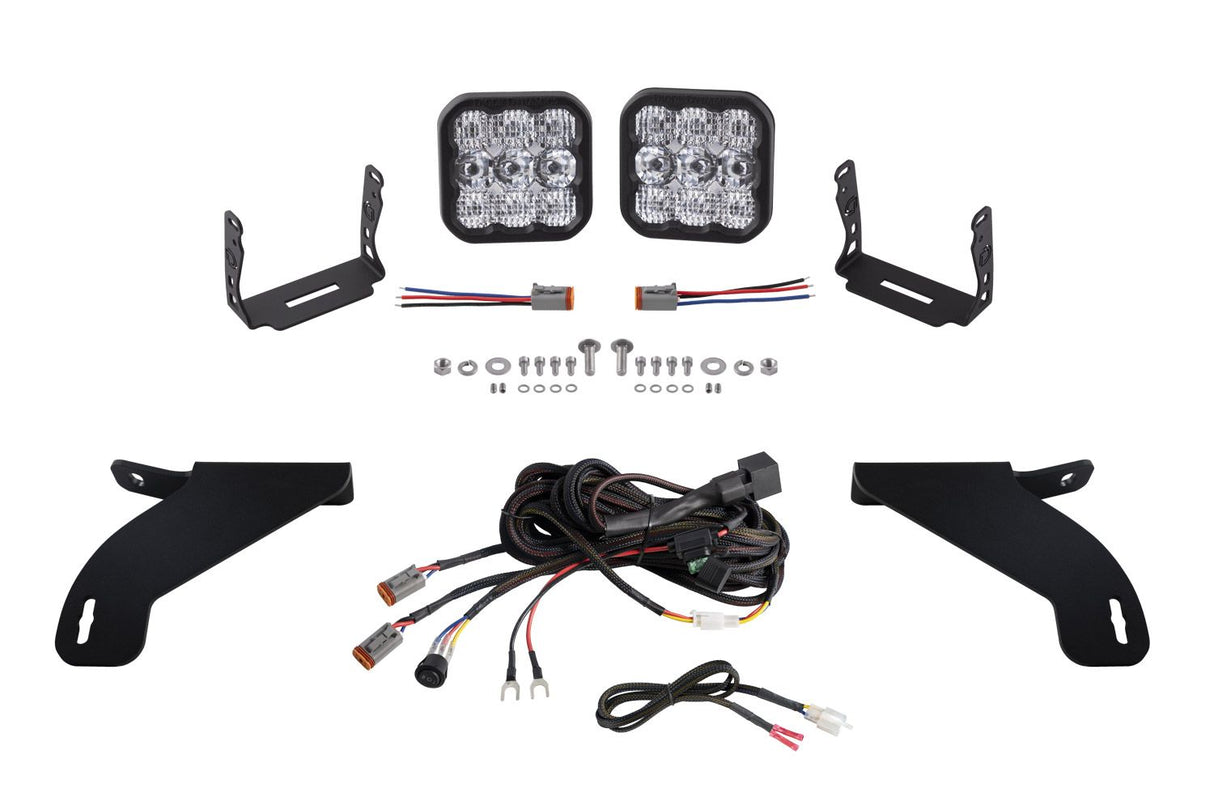 SS5 Bumper LED Pod Light Kit for 2021-2023 Ford F-150