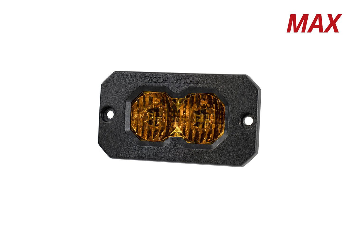 C2 2.0 Yellow Max Flush Mount LED Pod (one)