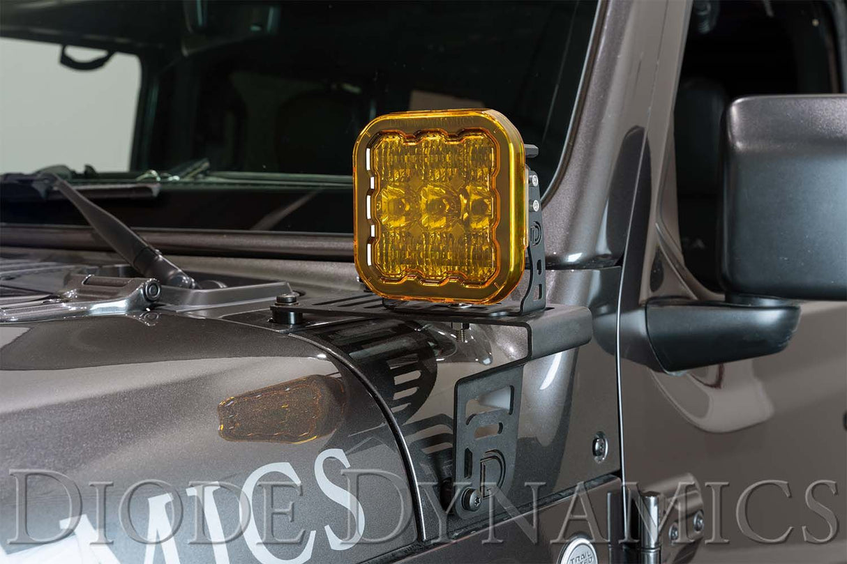 SS5 LED Pod Cover, Yellow (one)