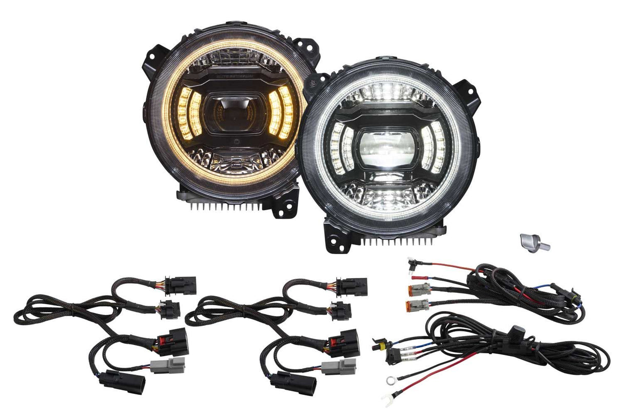 Elite LED Headlights for 2018-2025 Jeep JL Wrangler