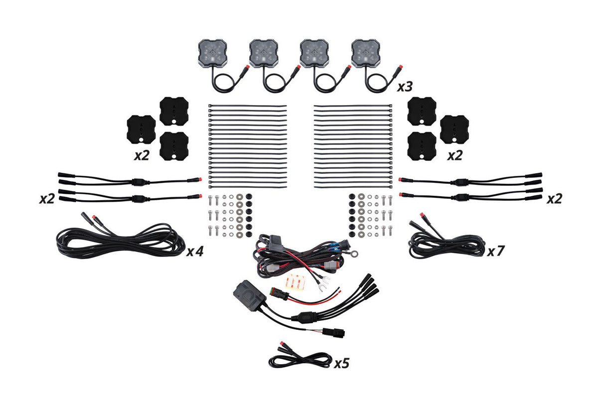 Stage Series RGBW LED Rock Light Kit (12-pack)