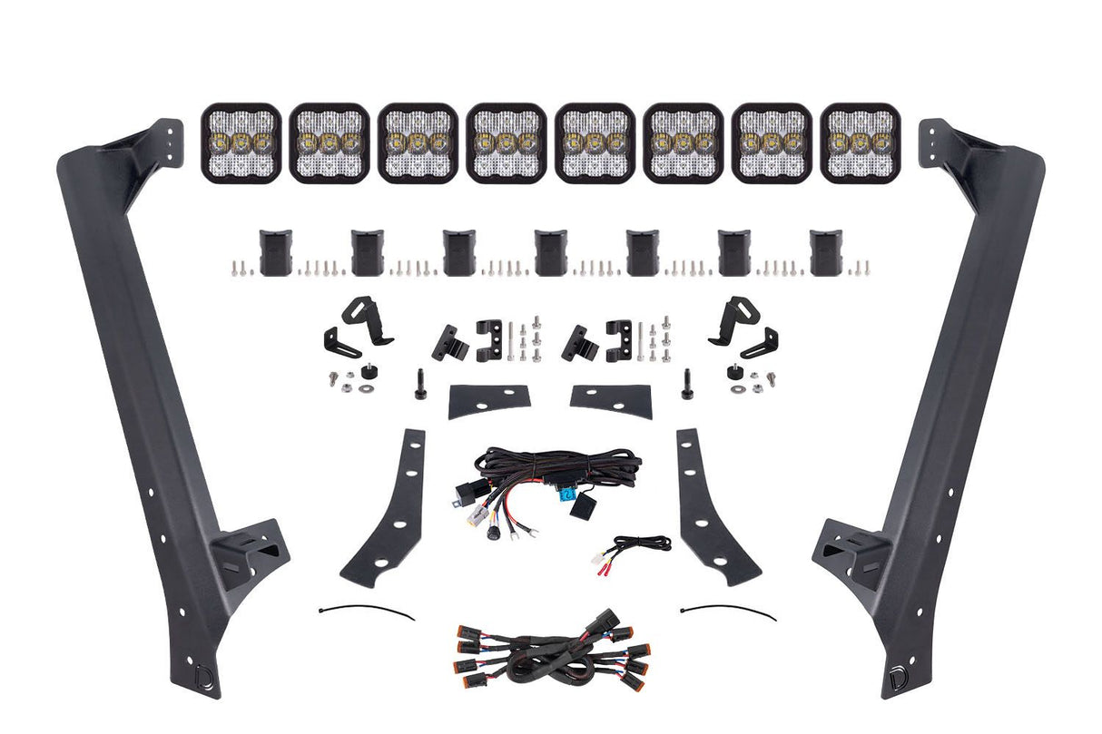 Kit de barre lumineuse LED pour pare-chocs Jeep Jl 2018-2022 Wrangler