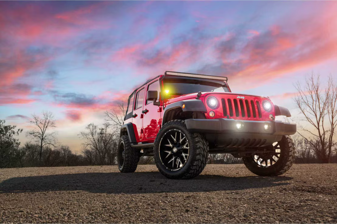 4Banger Led Ditch Light System: Wrangler JK (07-18)