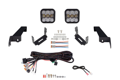 SS5 Bumper LED Pod Light Kit for 2020-2025 Jeep Gladiator