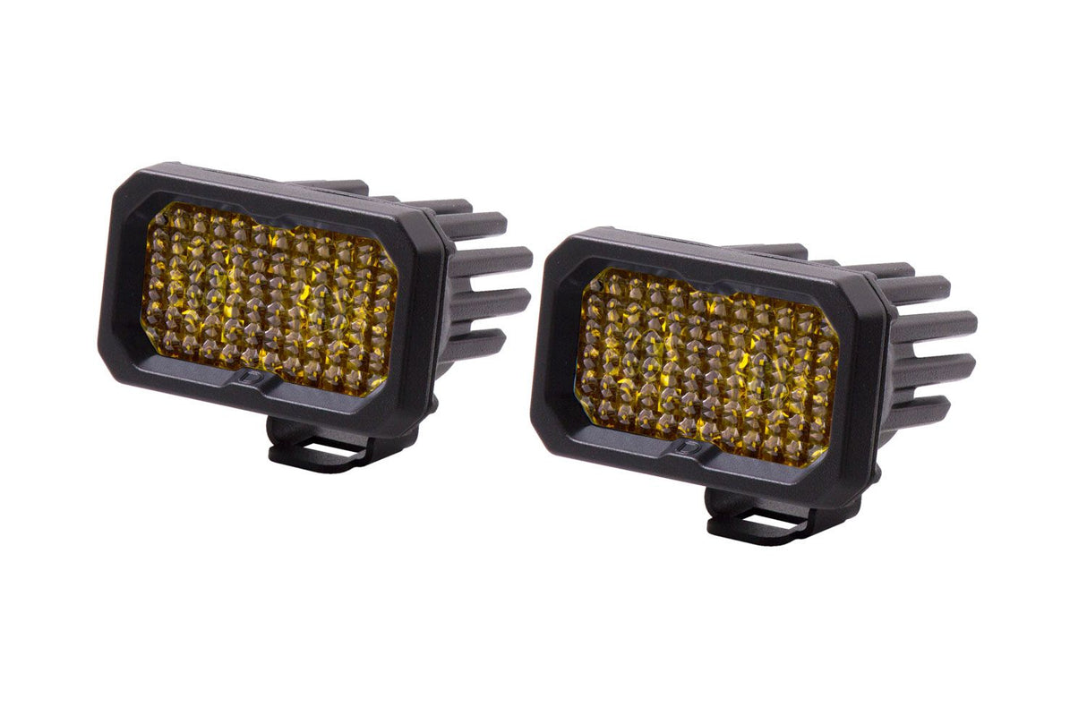 C2 1.0 SAE Yellow Pro Standard LED Pod (pair)