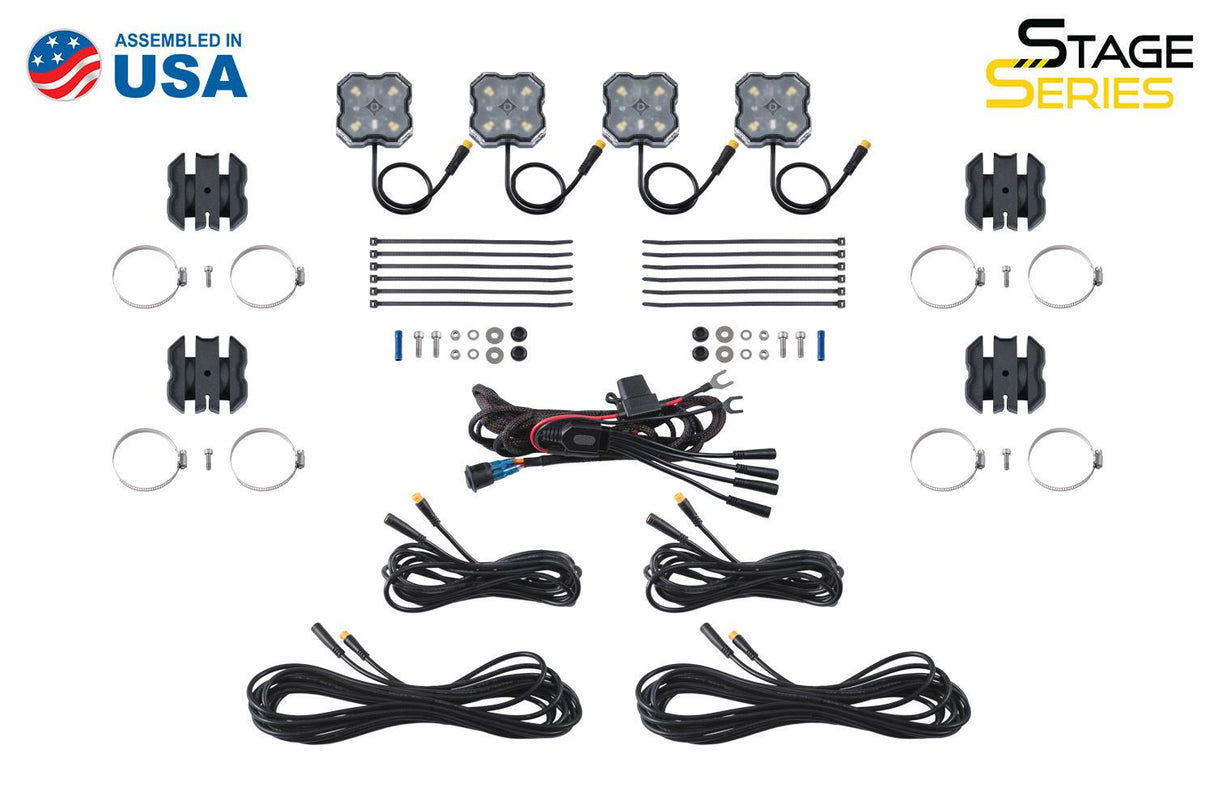 Stage Series Rock Light Installer Kit for Polaris RZR Pro 2020-2023