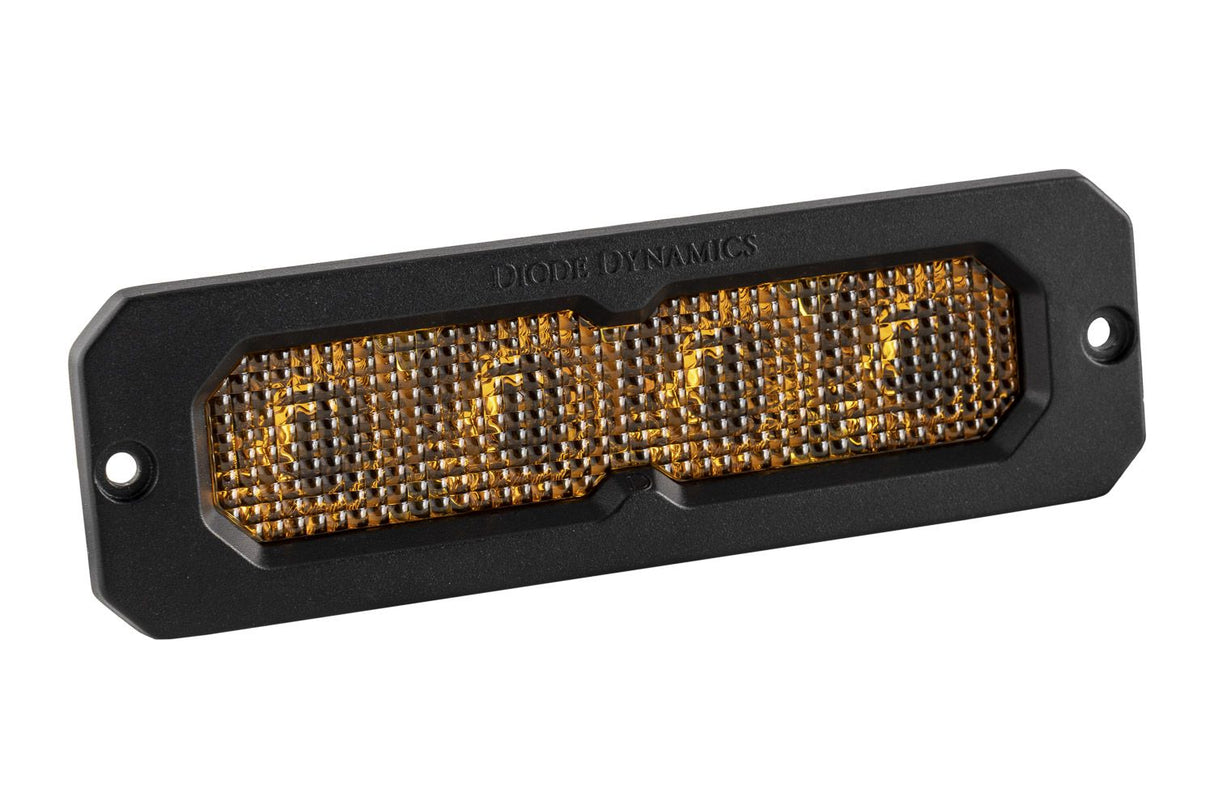SS6 Yellow Flush Mount LED Light Bar (one)