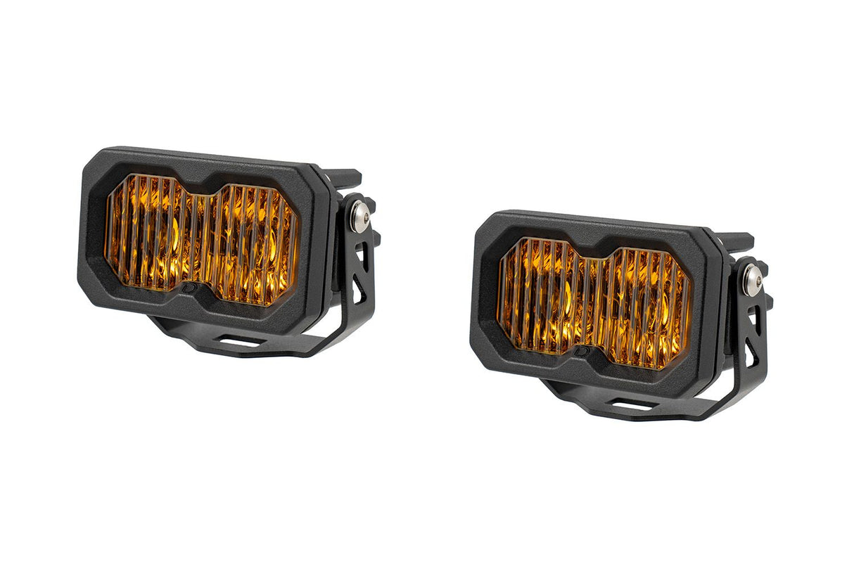 C2 2.0 SAE Yellow Pro Standard LED Pod (pair)