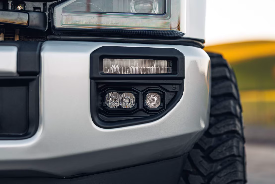 4Banger Led Fog Lights: Ford Superduty OE LED (20-22) BRACKETS