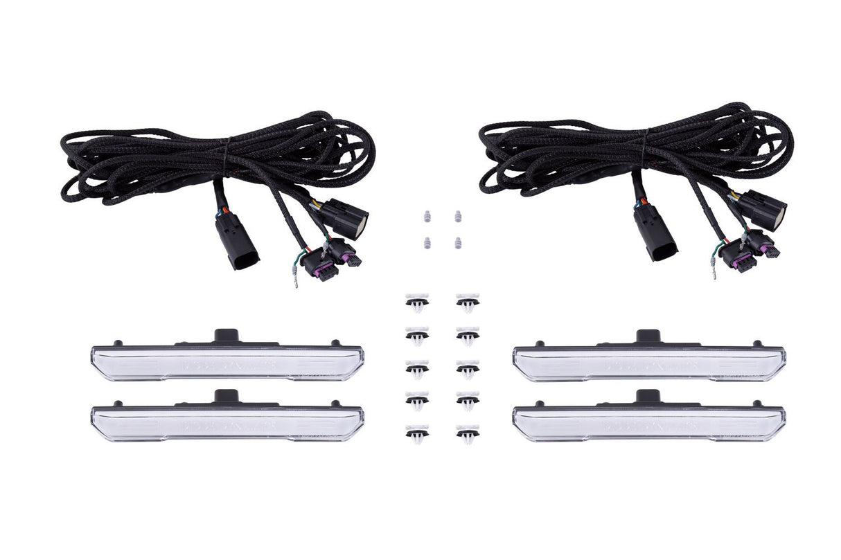 Feux de position latéraux à LED pour GMC Sierra HD 2500/3500 2020-2023 (ensemble)