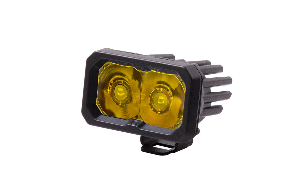 C2 1.0 SAE Yellow Pro Standard LED Pod (one)