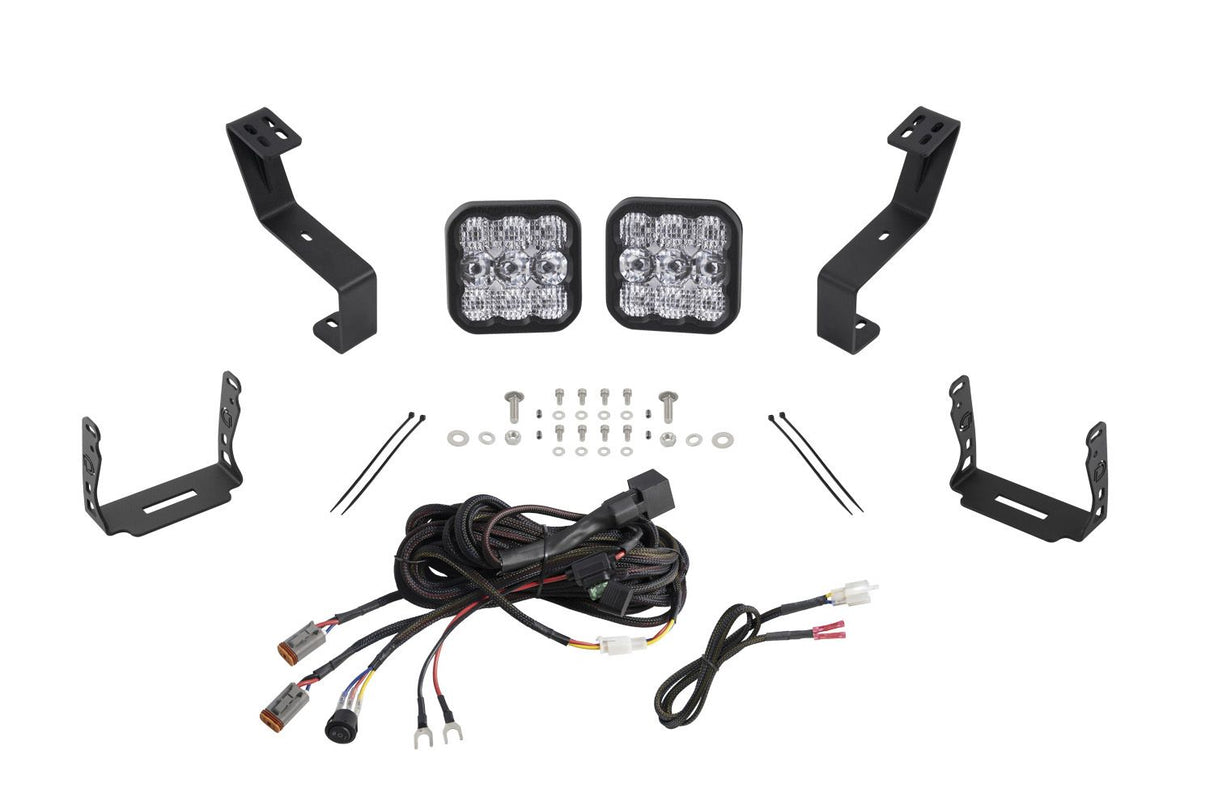 SS5 Bumper LED Pod Light Kit for 2019-2024 Ram 1500