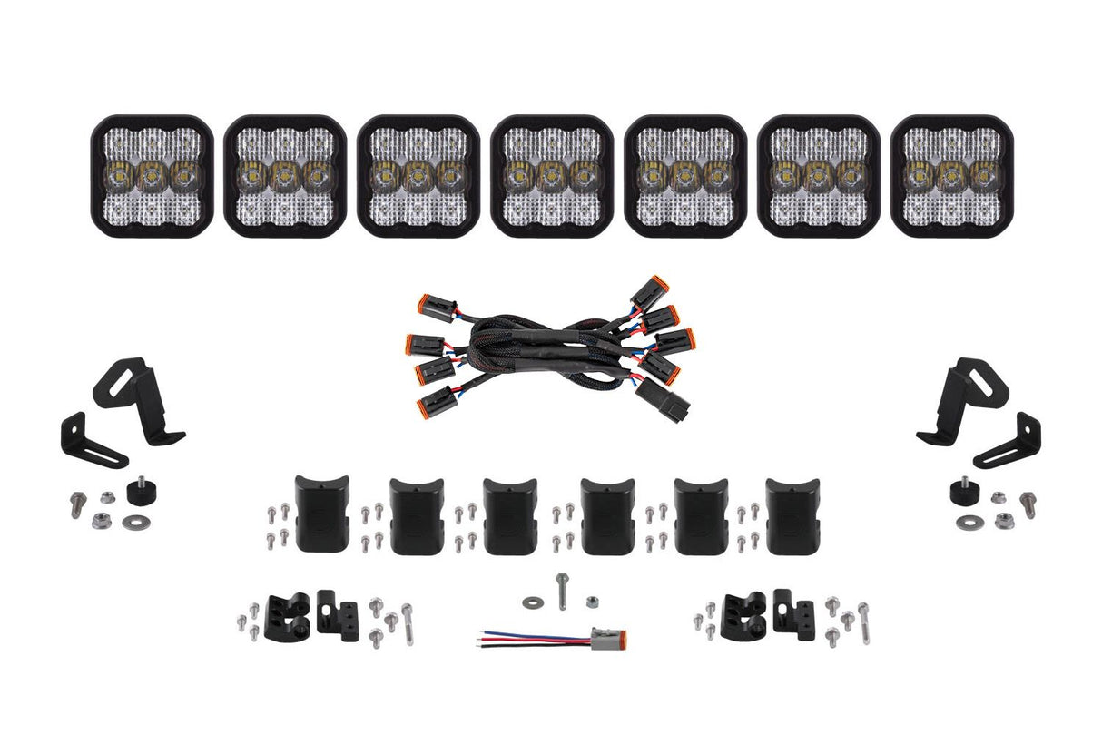 SS5 CrossLink 7-Pod LED Light Bar (one)