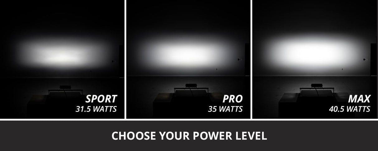 SS6 White Flush Mount LED Light Bar (one)