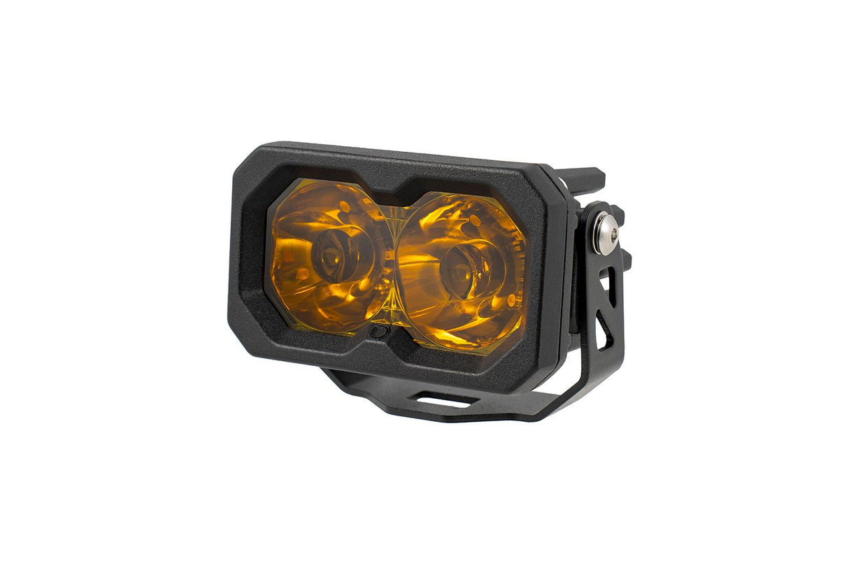 C2 2.0 SAE Yellow Max Standard LED Pod (one)