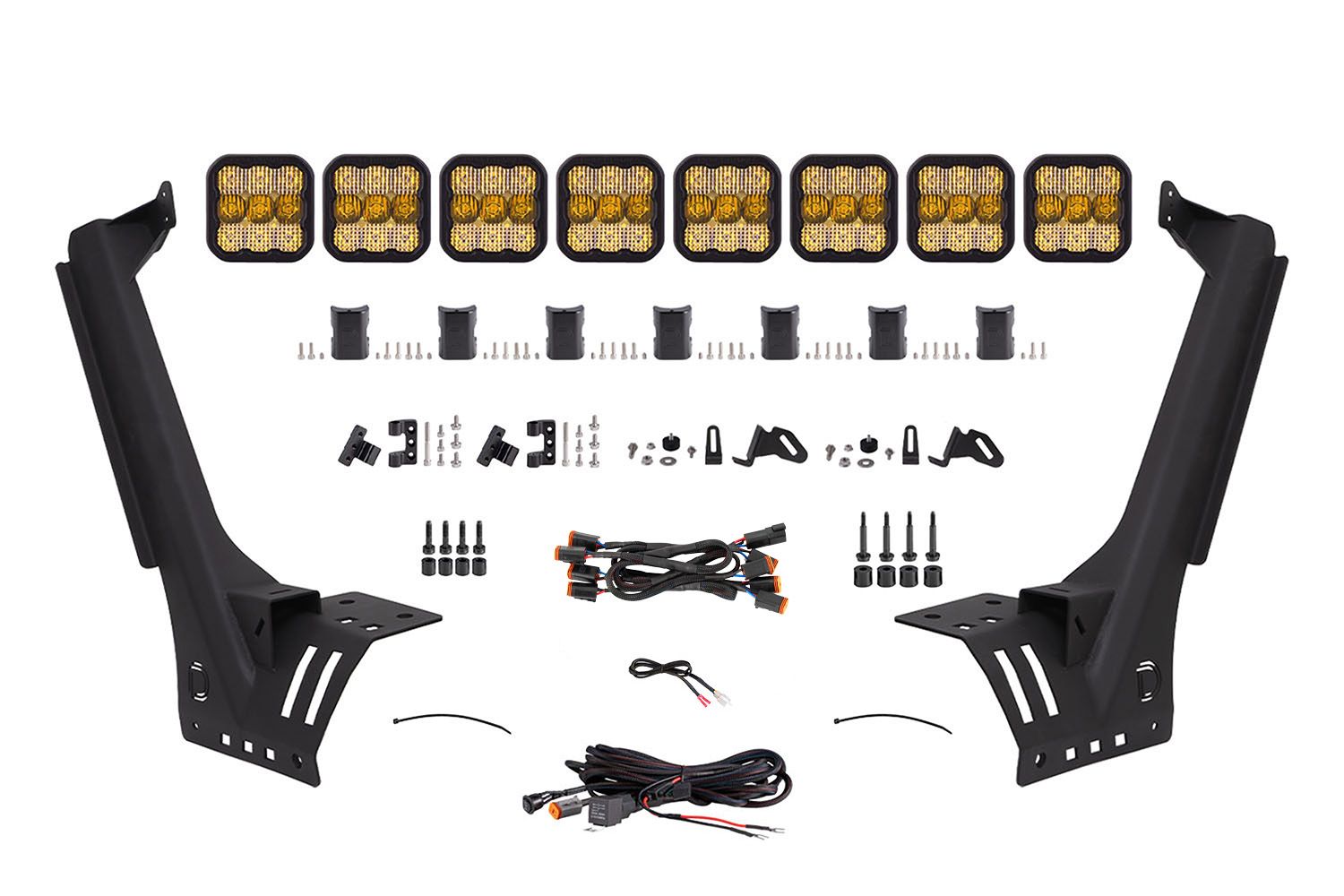 Kit de barre lumineuse LED pour pare-chocs Jeep Jl 2018-2022 Wrangler