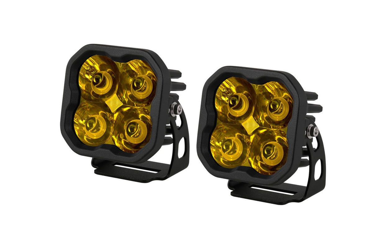 SS3 SAE Yellow Sport LED Pod (pair)
