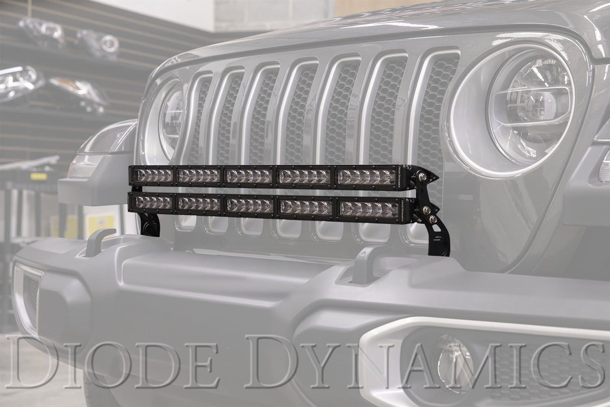 2018-2025 Jeep JL Wrangler Bumper LED Lightbar Kit