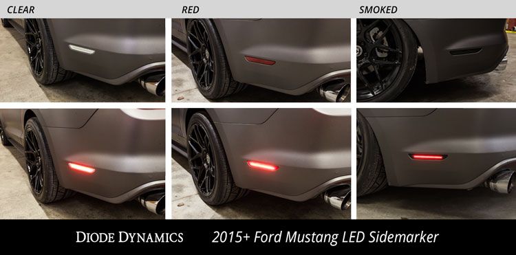 Feux de position latéraux à LED pour Ford Mustang 2015-2023 (paire)