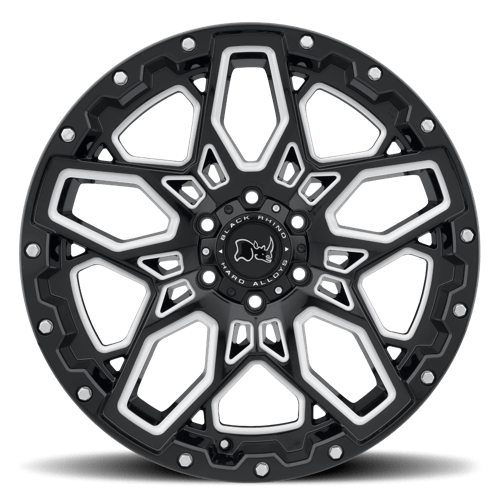 Black Rhino Hard Alloys - SHRAPNEL | 20X9.5 / 12 Offset / 6X135 Bolt Pattern | 2095SHR126135B87
