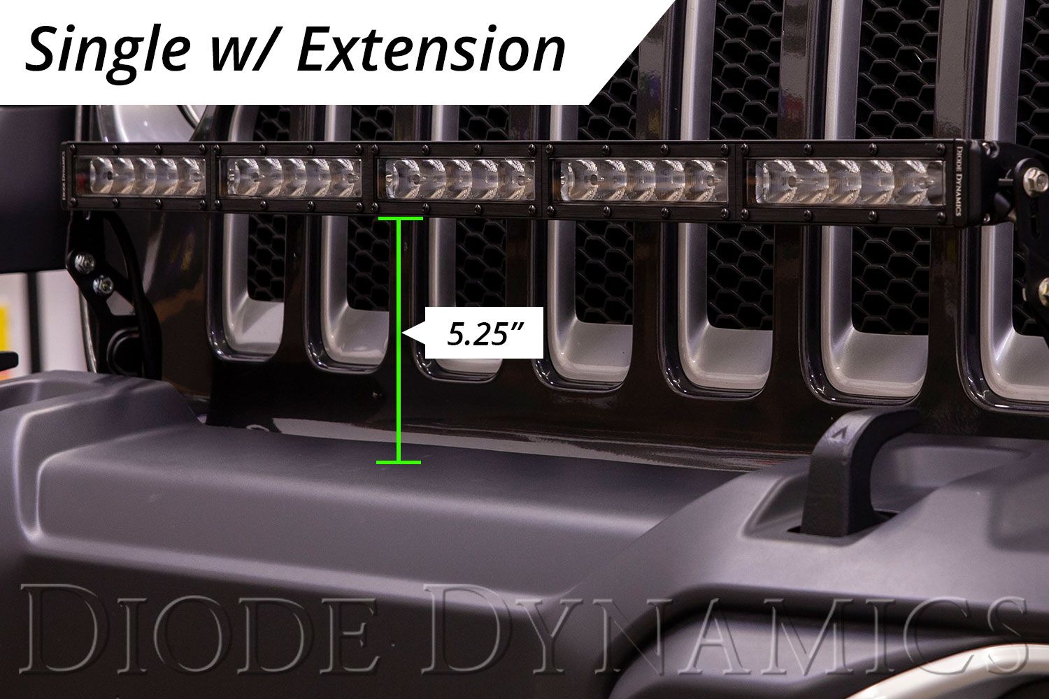 2018-2025 Jeep JL Wrangler Bumper LED Lightbar Kit