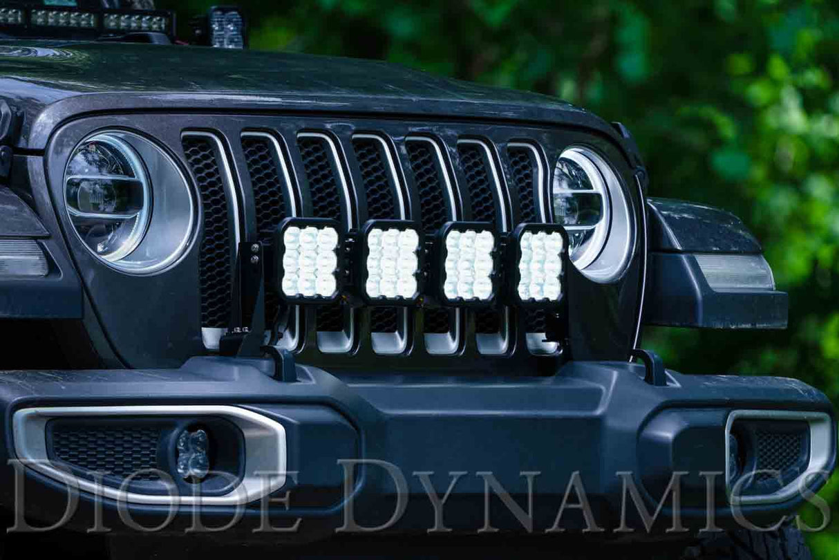 SS5 Grille CrossLink Lightbar Kit for 2020-2025 Jeep Gladiator