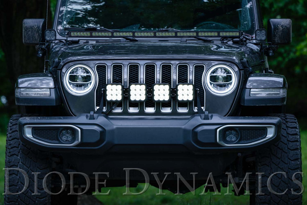 SS5 Grille CrossLink Lightbar Kit for 2020-2025 Jeep Gladiator