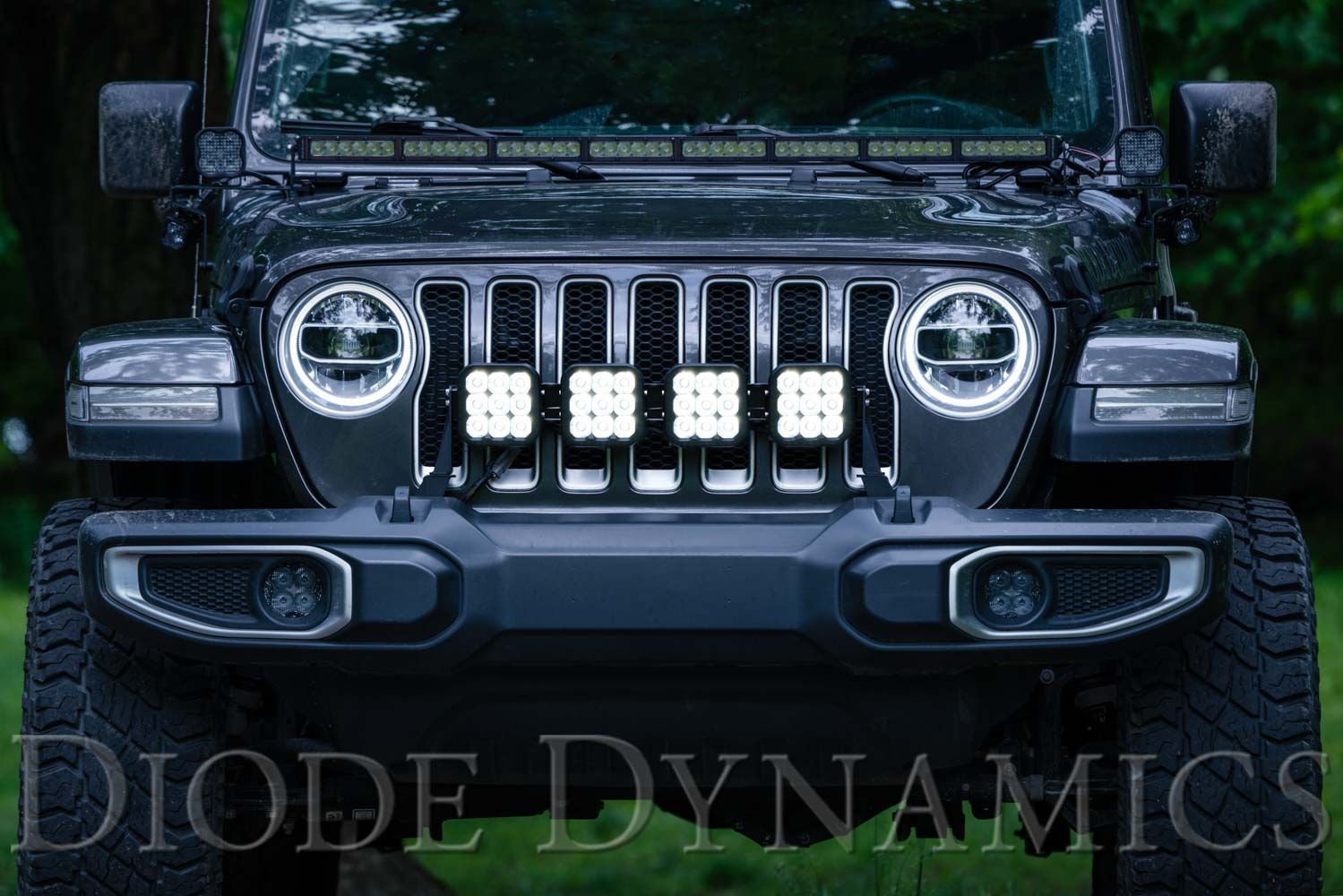SS5 Grille CrossLink Lightbar Kit for 2020-2025 Jeep Gladiator