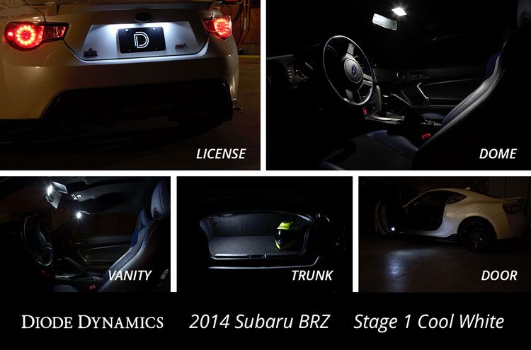 Interior LED Conversion Kit for 2013-2016 Subaru BRZ