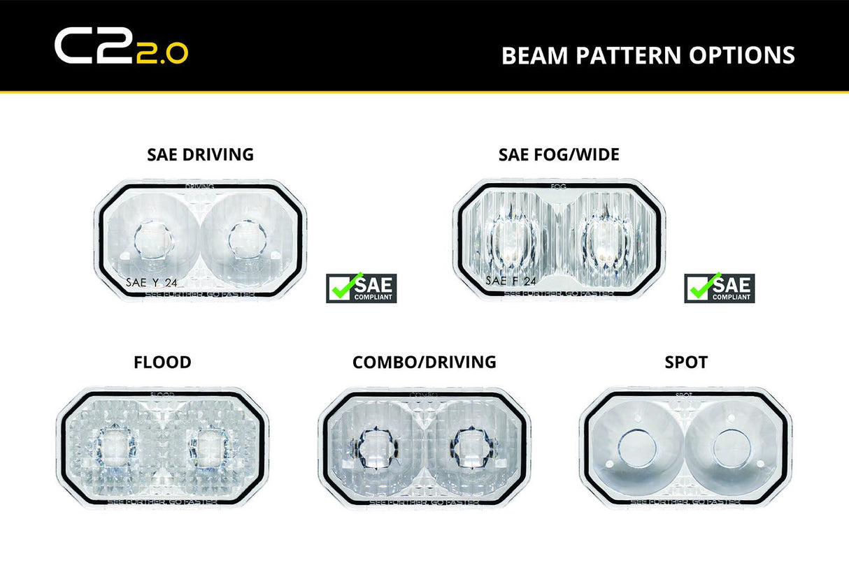 Clear Lens for C2 2.0 LED Pods (one)